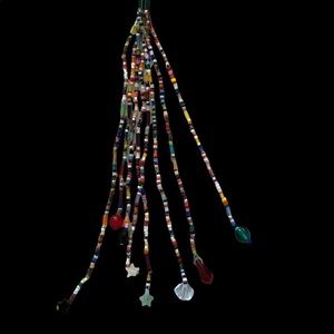 🌺 Beaded Hair Jewelry 7” long